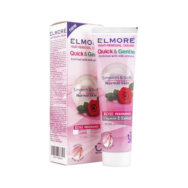 Elmore Hair Removal Cream Rose Fragrance For Normal Skin