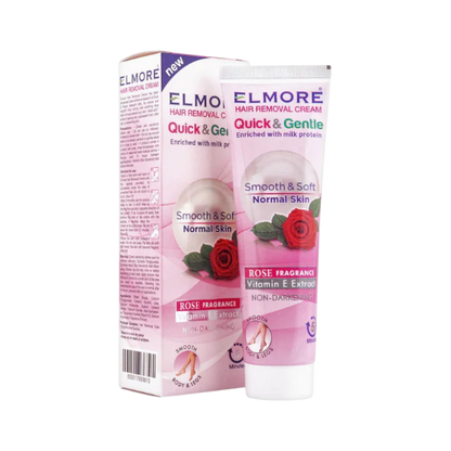 Elmore Hair Removal Cream Rose Fragrance For Normal Skin