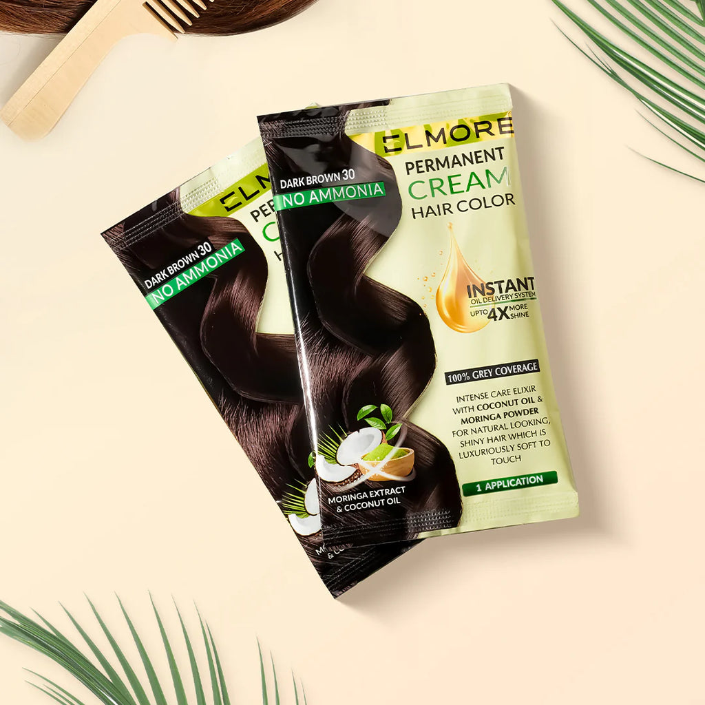 Elmore Permanent Cream Hair Color 1 Application