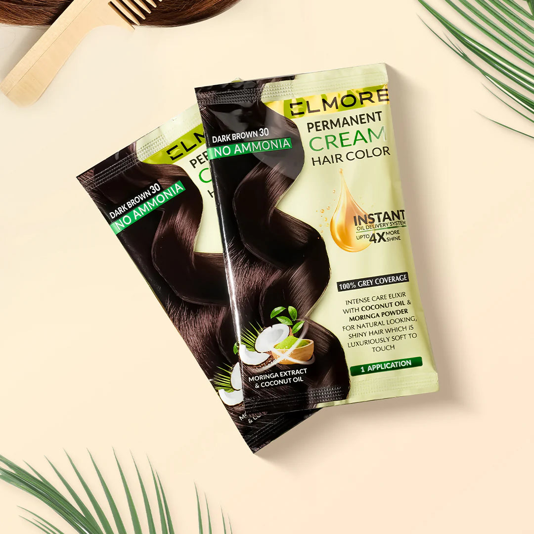 Elmore Permanent Cream Hair Color 1 Application
