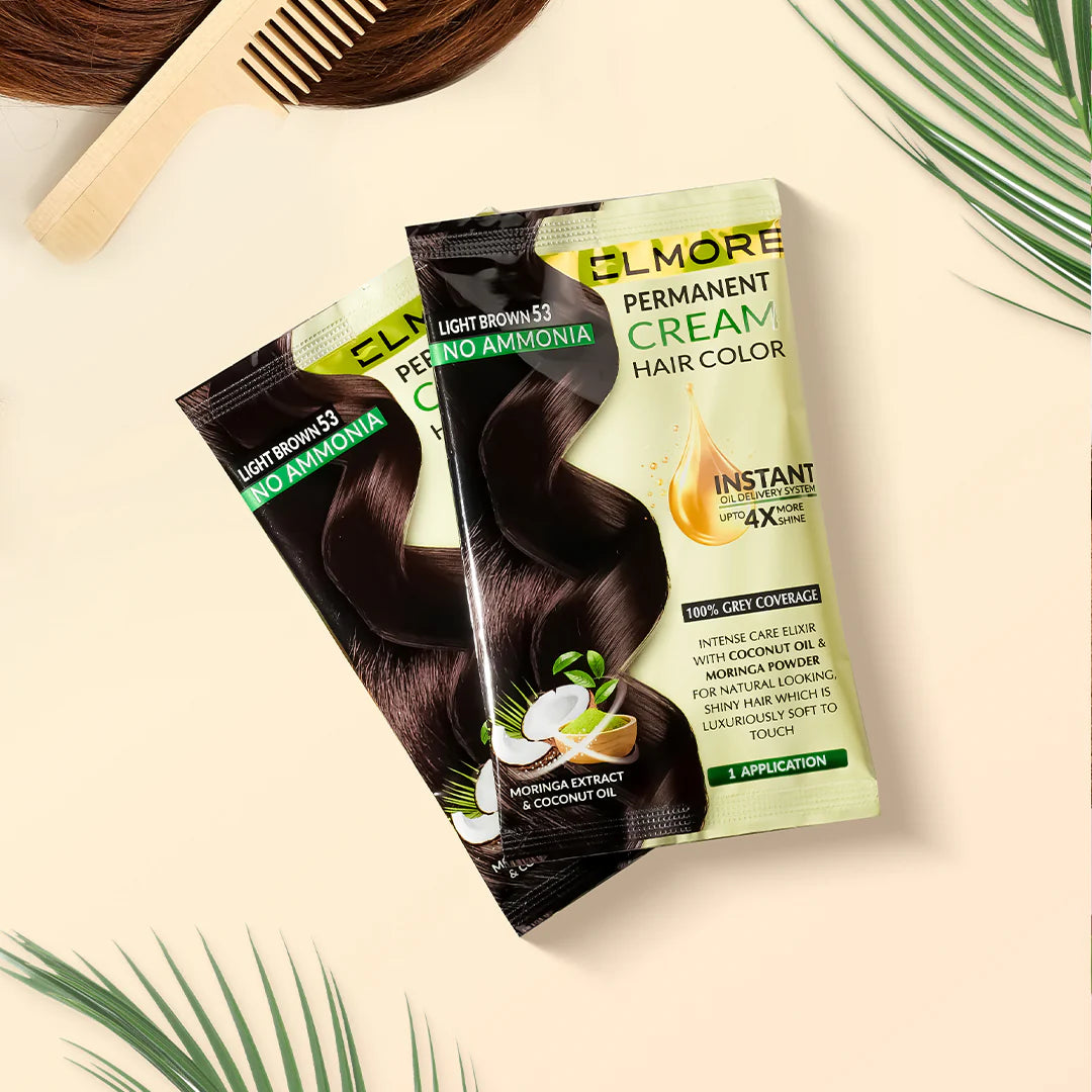 Elmore Permanent Cream Hair Color 1 Application