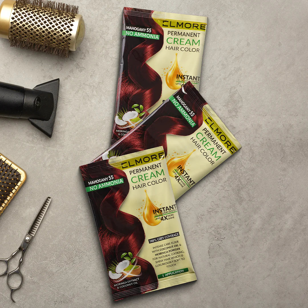 Elmore Permanent Cream Hair Color 1 Application