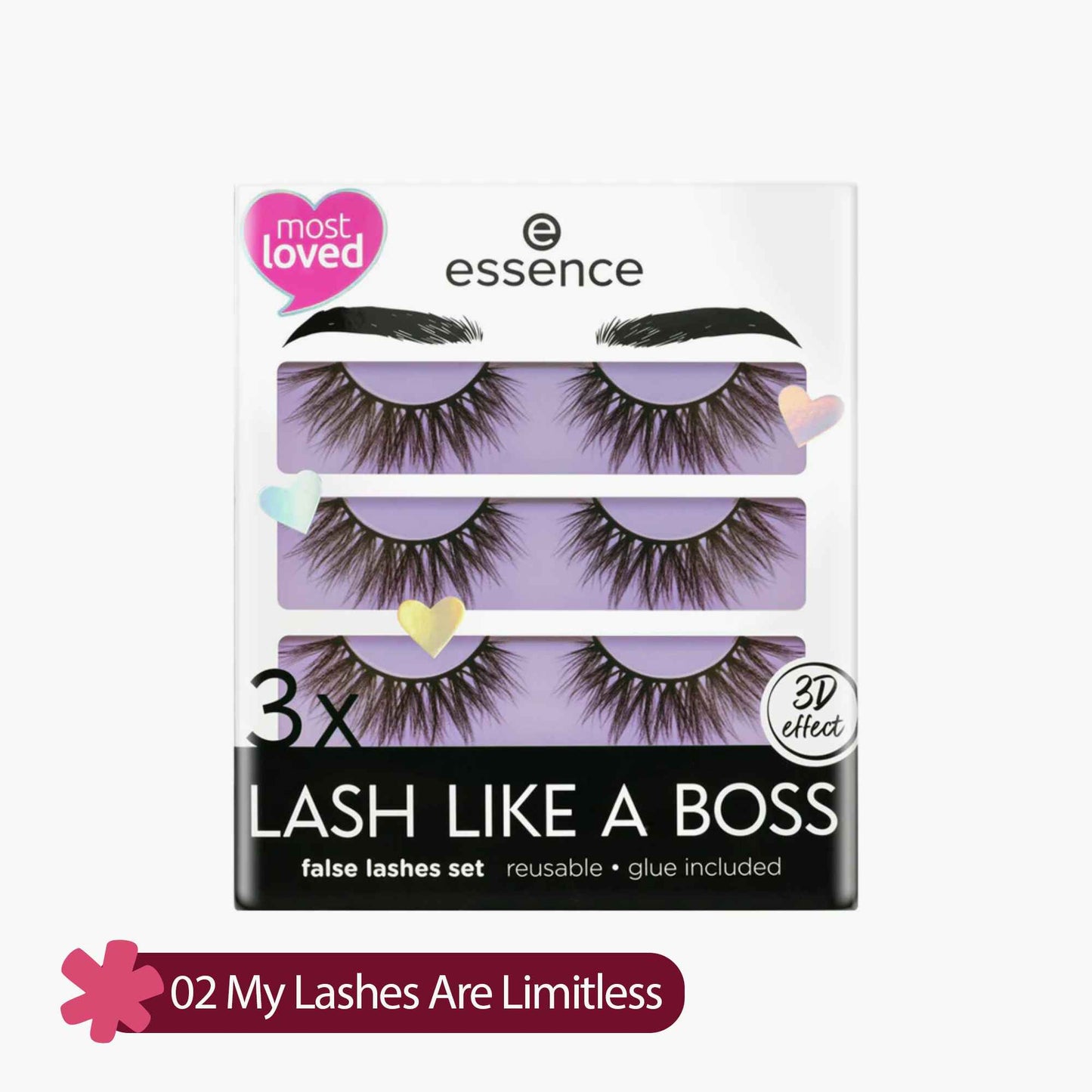 Essence Lash Like A Boss False Lashes Set 02 My Lashes Are Limitless Set