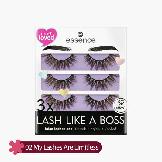 Essence Lash Like A Boss False Lashes Set 02 My Lashes Are Limitless Set