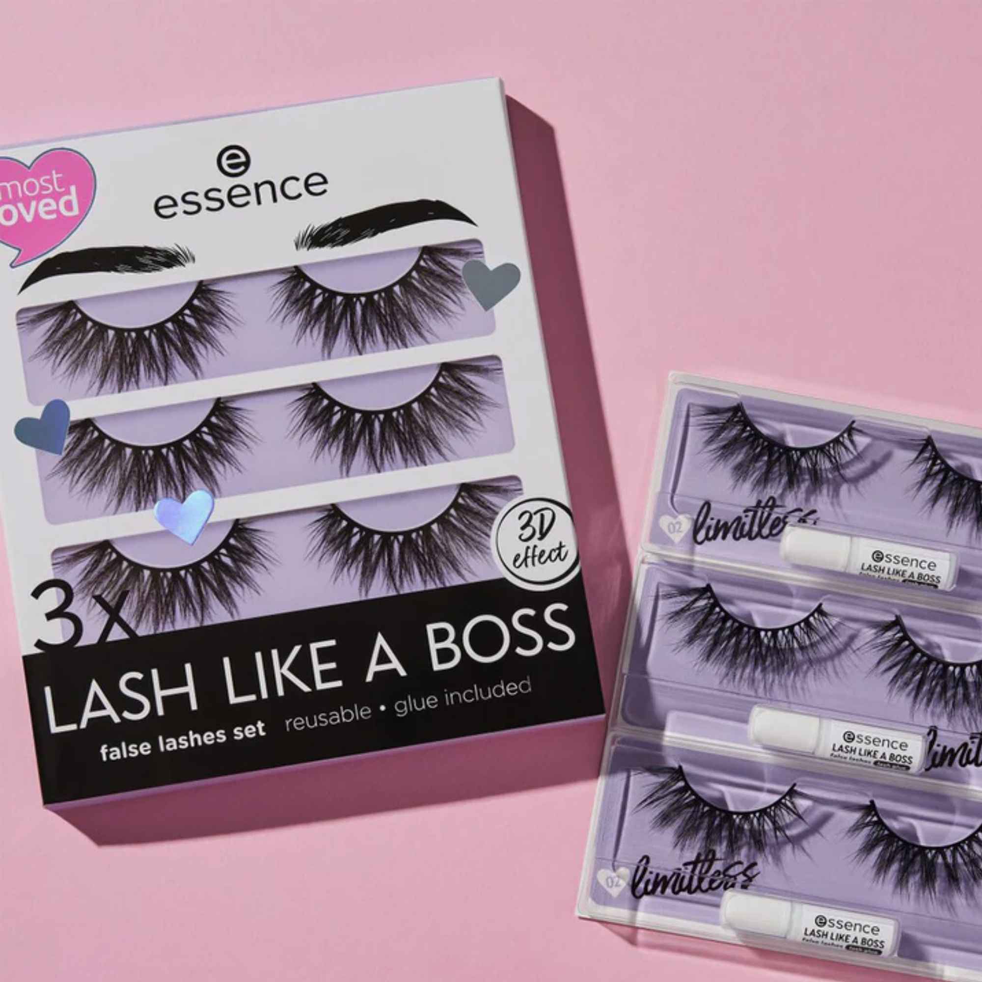 Essence Lash Like A Boss False Lashes Set 02 My Lashes Are Limitless Set Price