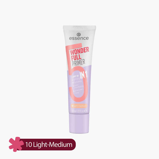 Essence 5 In 1 Wonder Full Primer SPF 30 10 Light-Medium 30ml