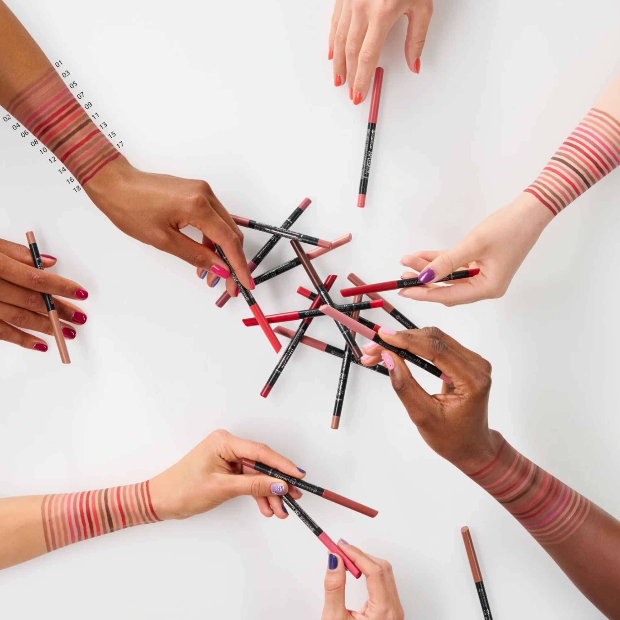 Essence 8H Matte Comfort Lip Liner Spice 1 Piece