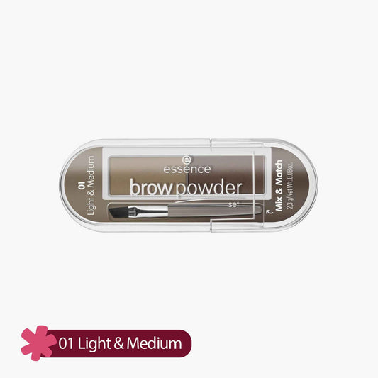 Essence Brow Powder Set Mix & Match 01 Light & Medium 2.3gm
