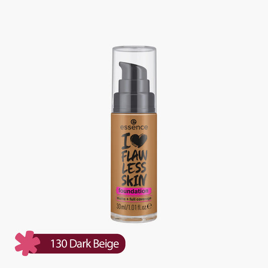 Essence I Love Flawless Skin Foundation Matte + Full Coverage 130 Dark Beige 30ml