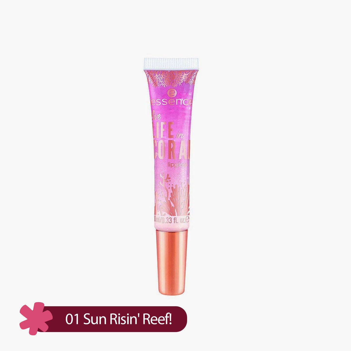 Essence Live Life In Coral Lipgloss 01 Sun Risin' Reef! 10ml
