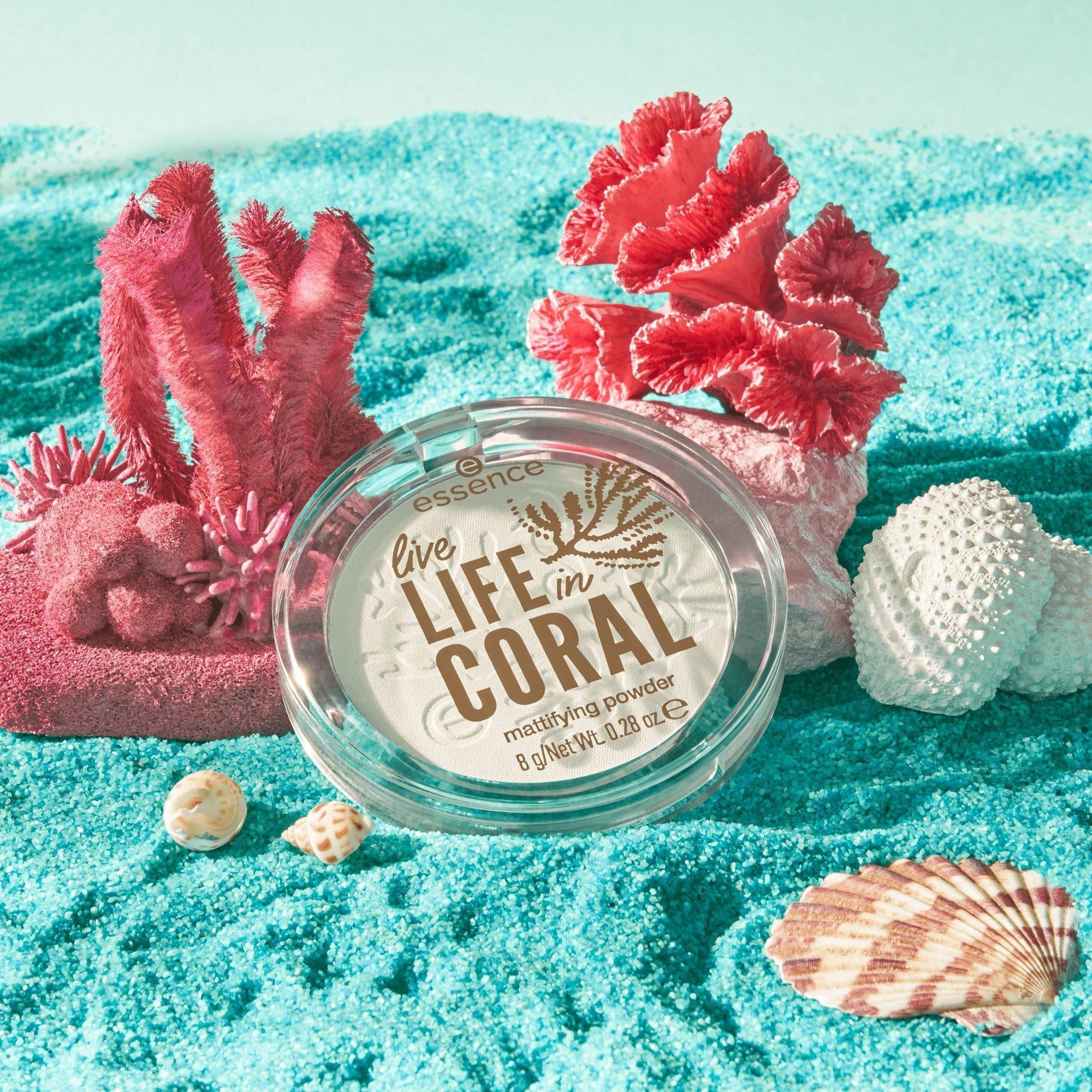 Essence Live Life In Coral Mattifying Powder 01 Smilin' From Shore To Reef! 8gm in Pakistan