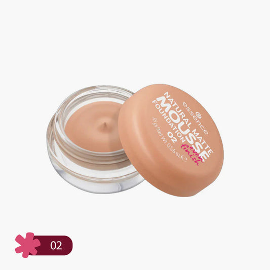 Essence Natural Matte Mousse Foundation Even Finish 02 16gm