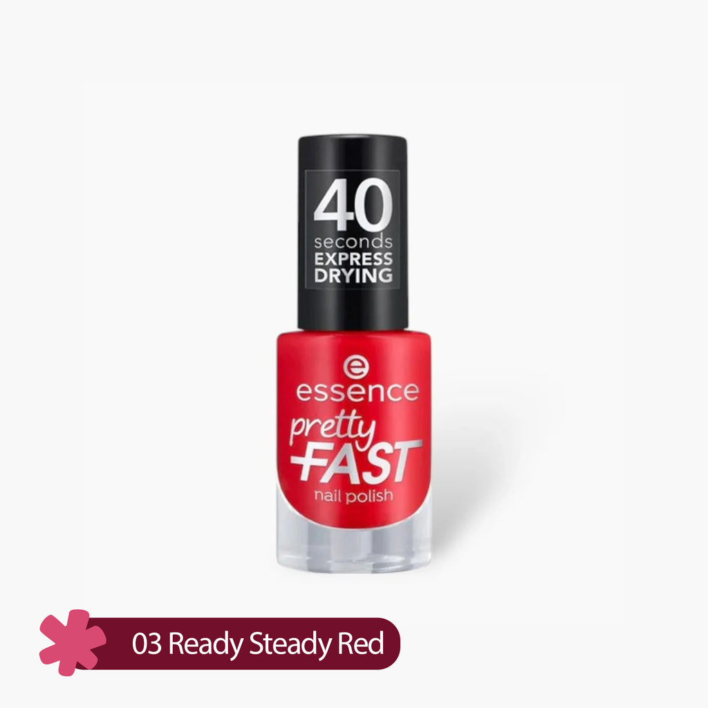 Essence Pretty Fast Nail Polish 03 Ready Steady Red 5ml