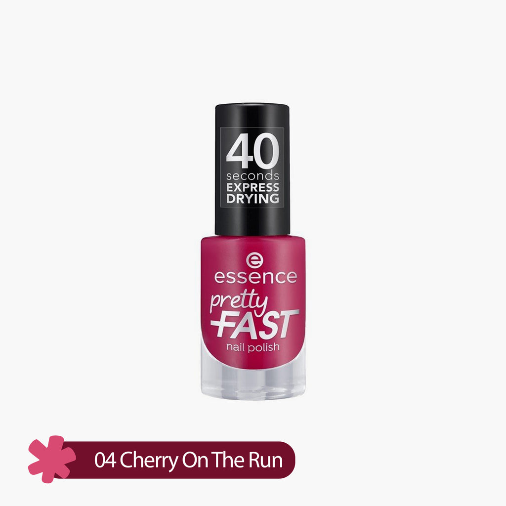 Essence Pretty Fast Nail Polish 04 Cherry On The Run 5ml