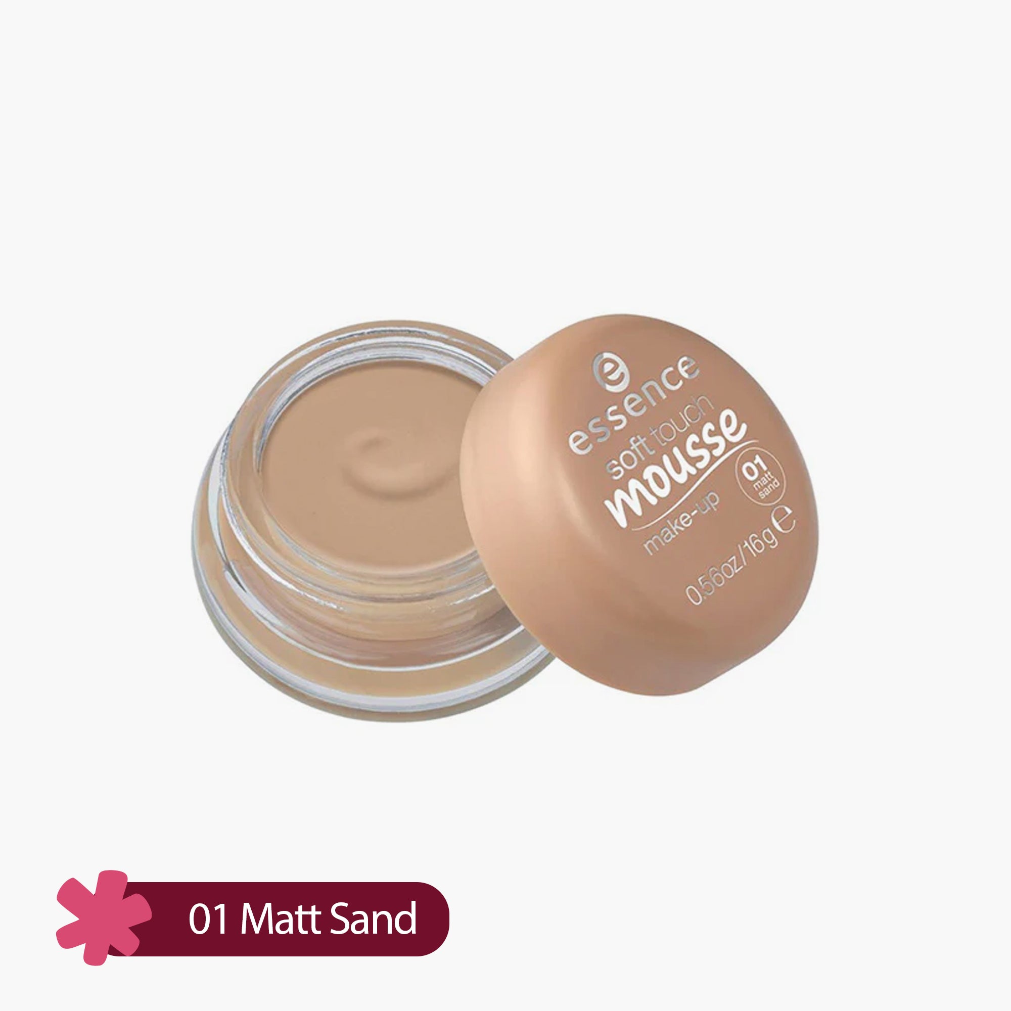 Essence Soft Touch Mousse Make-Up 01 Matt Sand 16gm