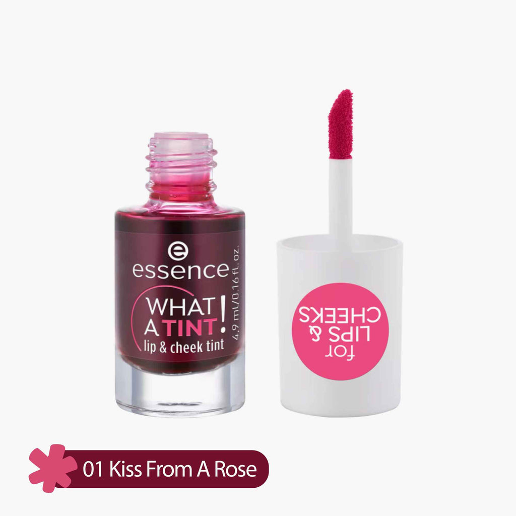Essence What A Tint! Lips & Cheek Tint 01 Kiss From A Rose 4.9ml