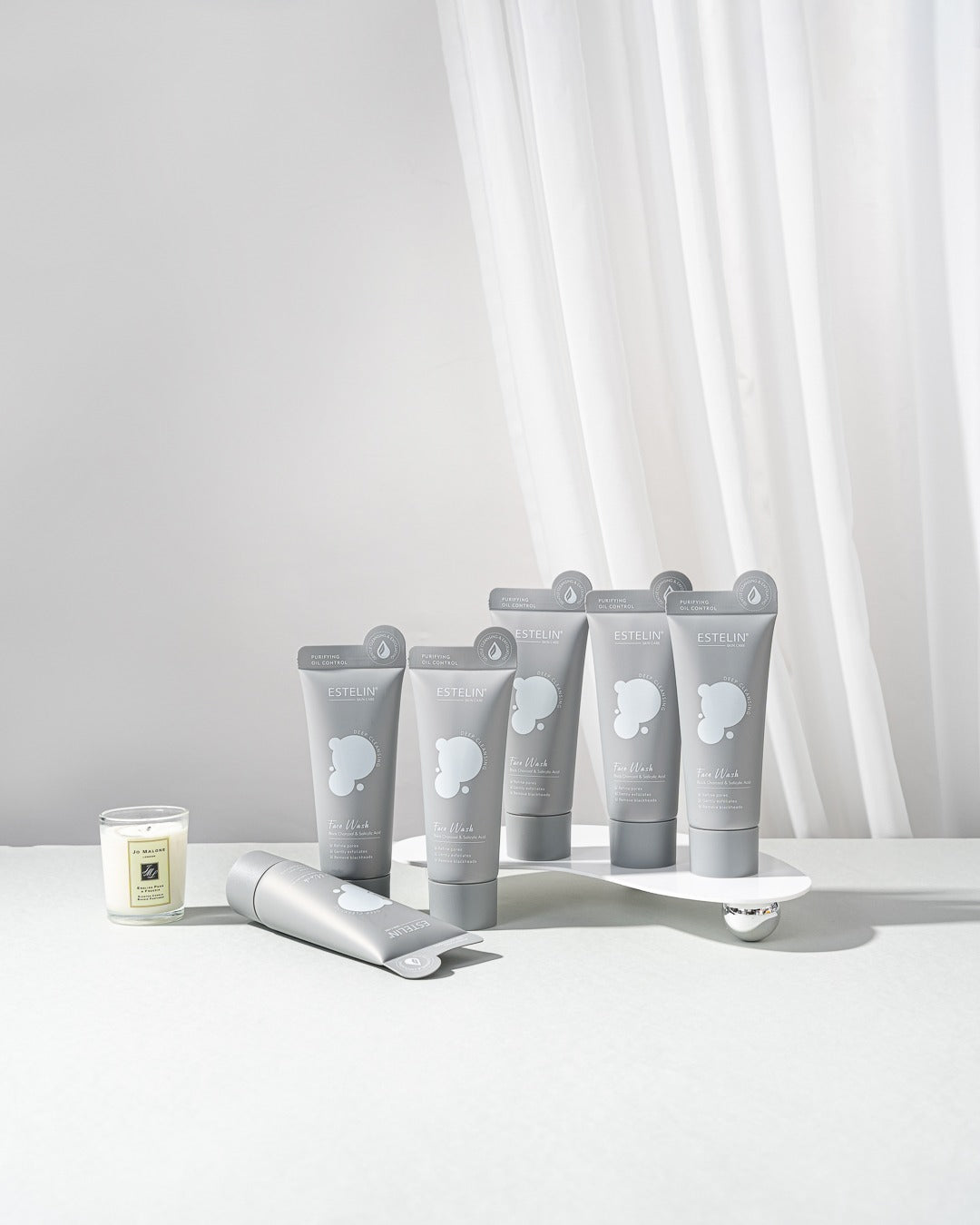 Estelin Black Charcoal & Salicylic Acid Face Wash 80gm ingredients