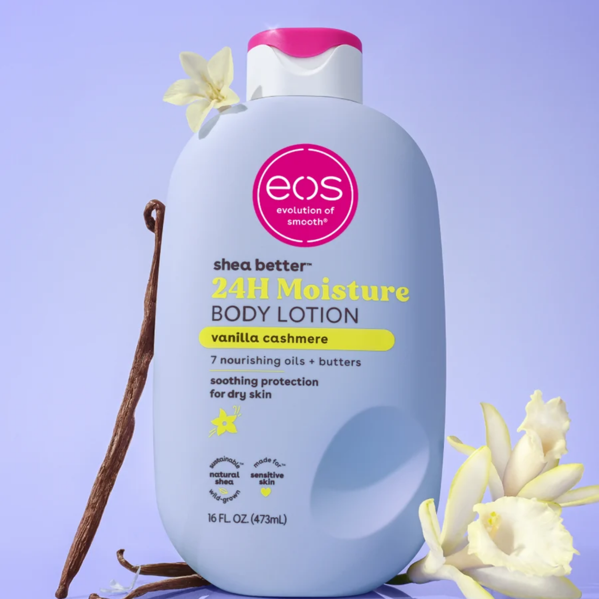 Evolution Of Smooth Shea Butter 24H Moisture Hydration Lotion Vanila Cashmere