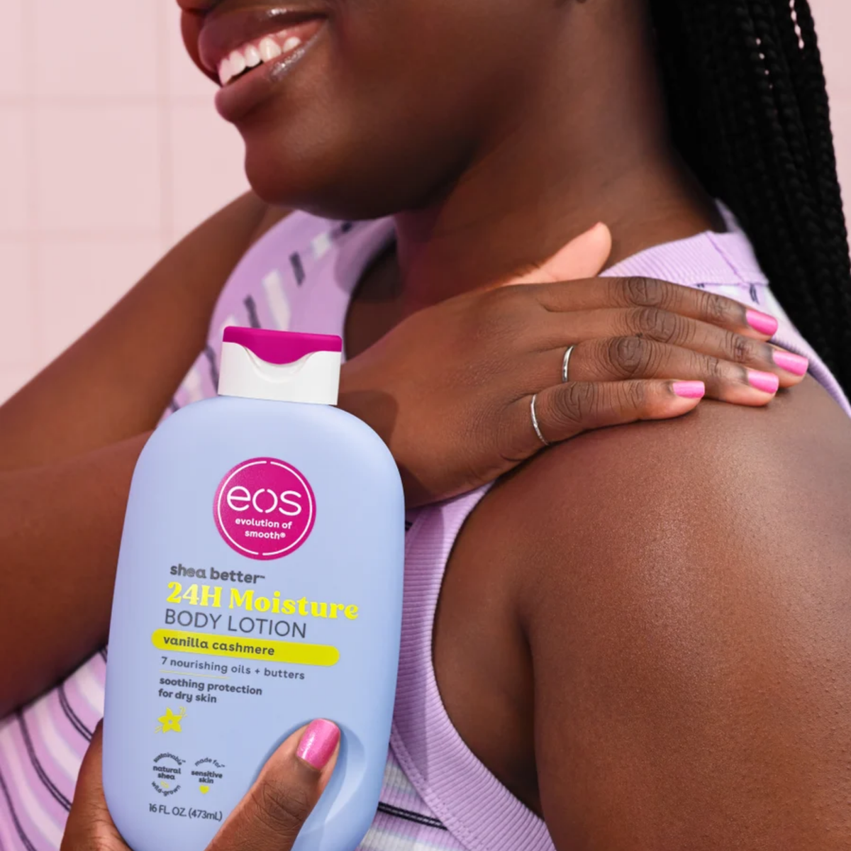 Evolution Of Smooth Shea Butter 24H Moisture Hydration Lotion Vanila Cashmere
