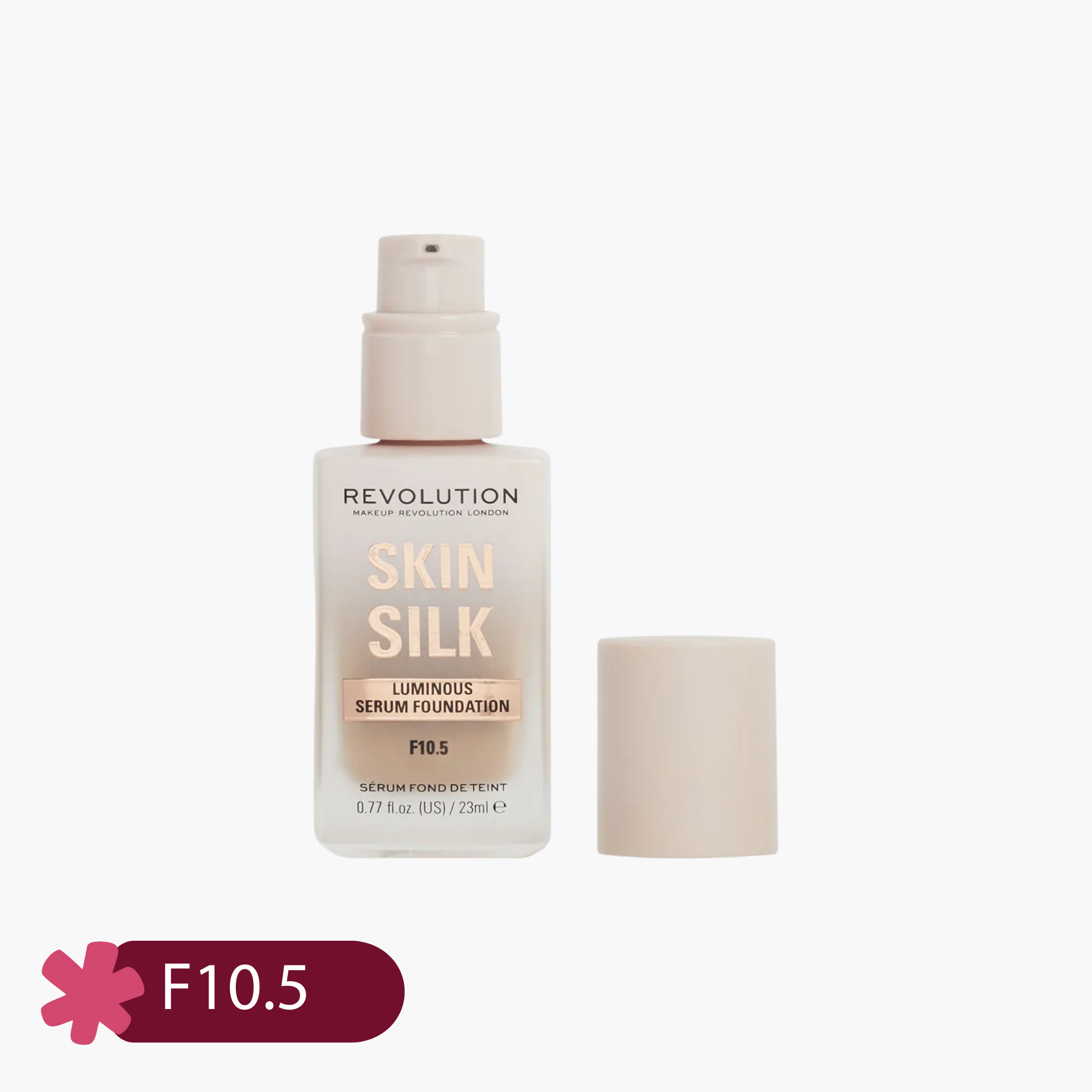 Revolution Skin Silk Luminous Serum Foundation F10.5 23ml