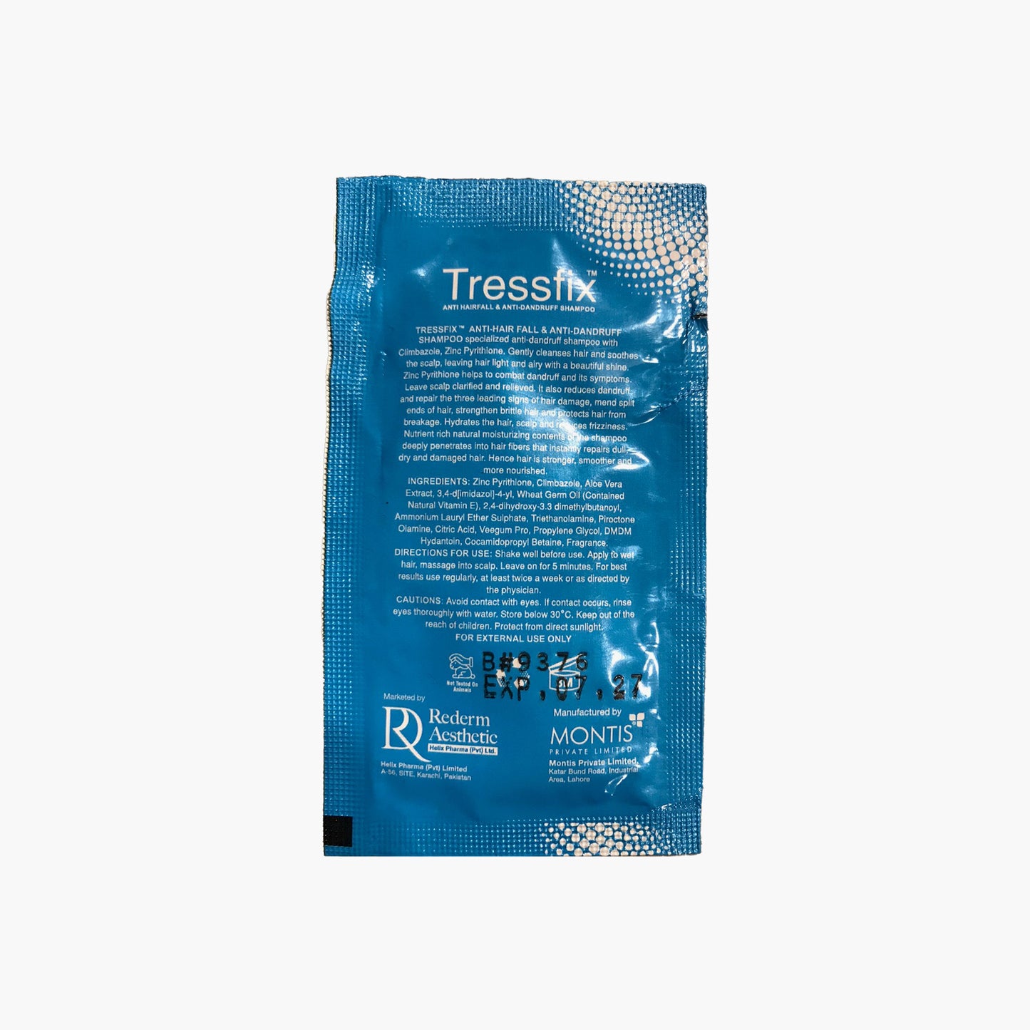 FOC Rederm Tressfix Anti-Hairfall & Anti-Dandruff Shampoo 2ml