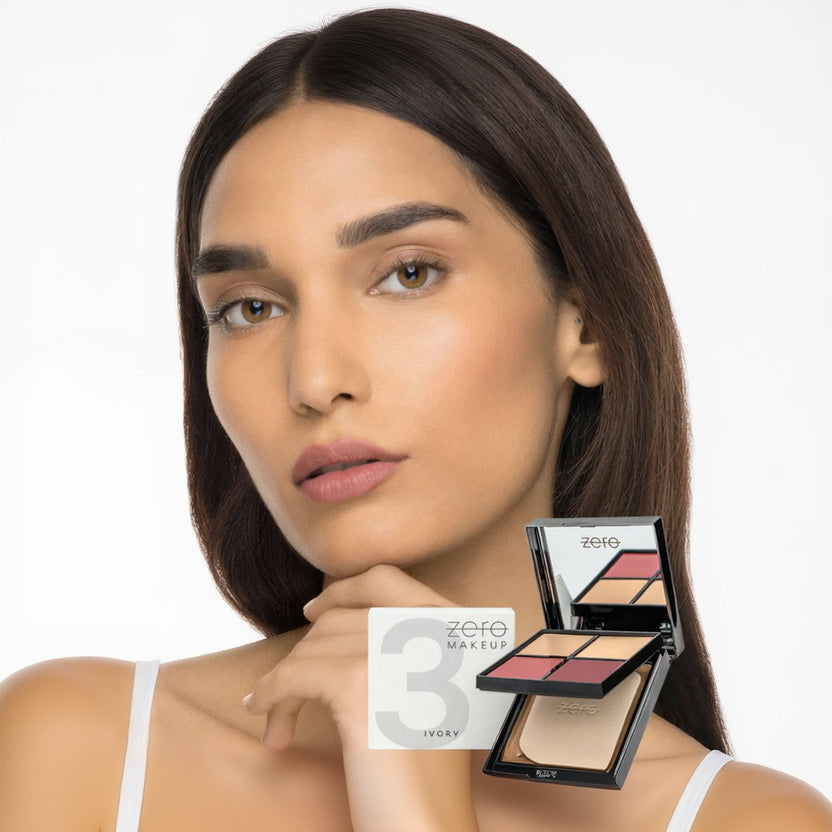 zero makeup face perfecting Ivory palette