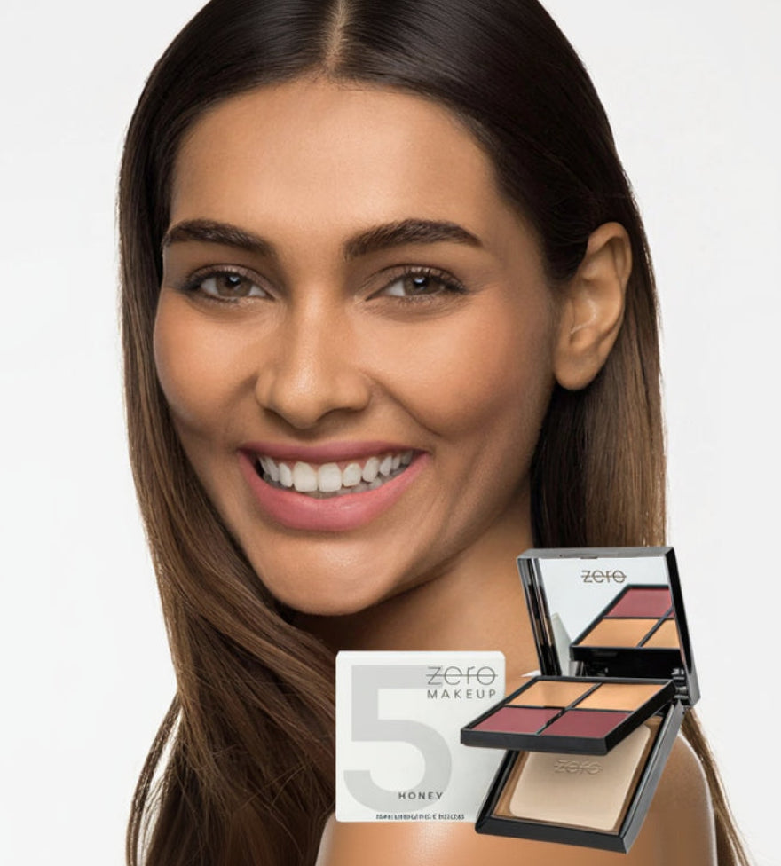 zero makeup face perfecting palette honey