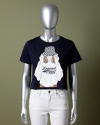 Loom Pakistan Fashion Crop Tops Navy Blue 02