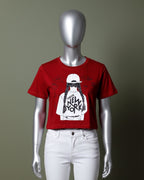 Loom Pakistan Fashion Crop Tops Red 02