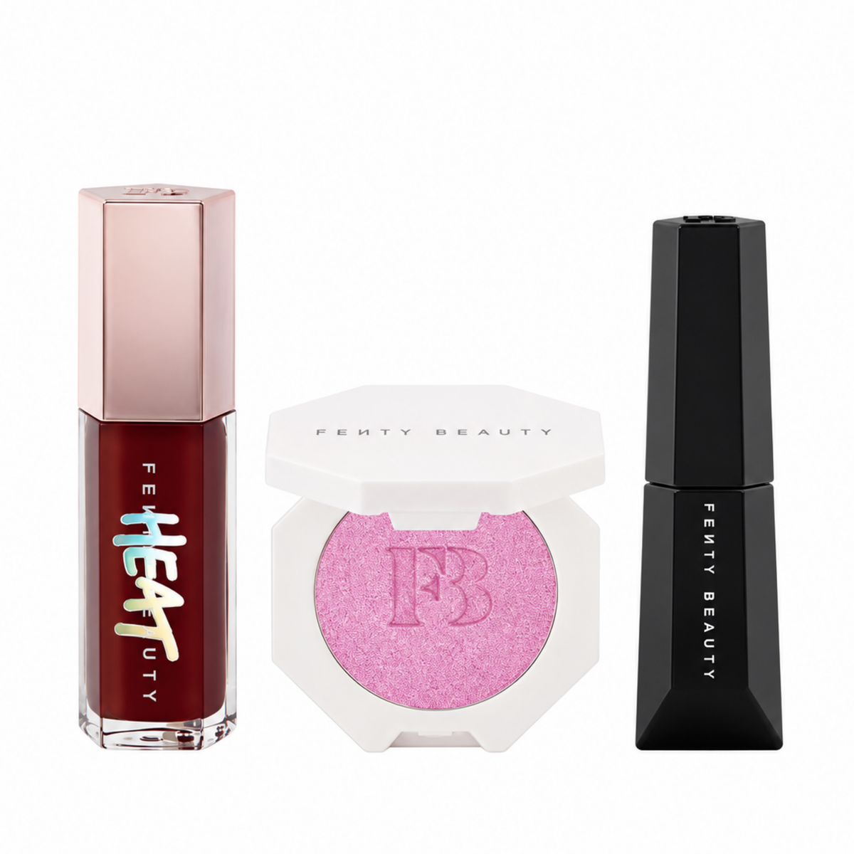 Fenty Beauty Fenty's Most Wanted 3 Piece Lip Face + Eye Kit Set