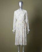 Loom Pakistan Floral Muse Maxi Dress Beige