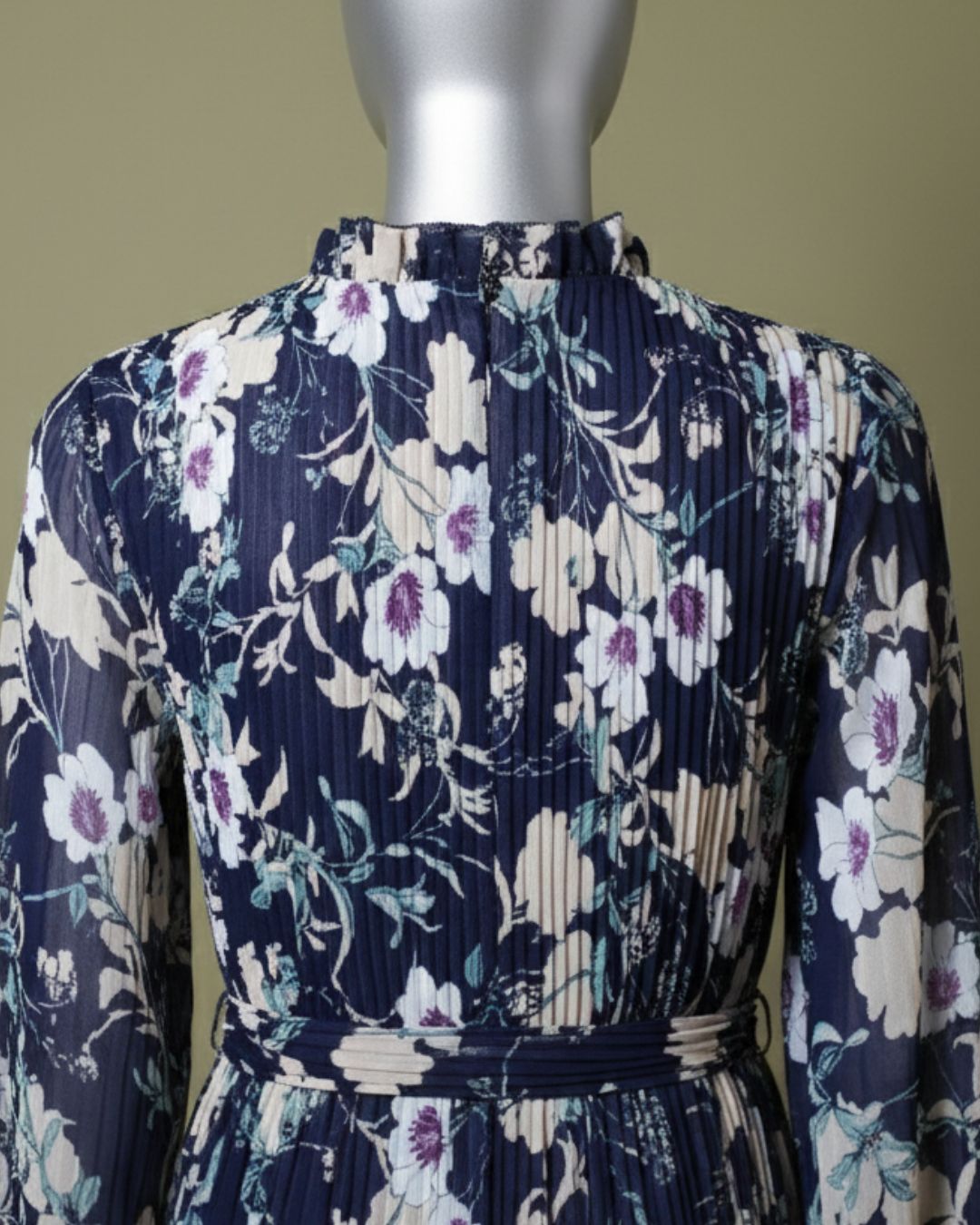 Loom Pakistan Floral Muse Maxi Dress Floral Navy Blue
