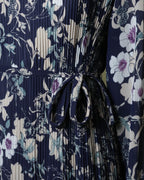 Loom Pakistan Floral Muse Maxi Dress Floral Navy Blue