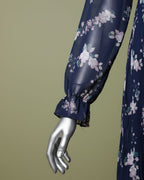 Loom Pakistan Floral Muse Maxi Dress Floral Navy Blue