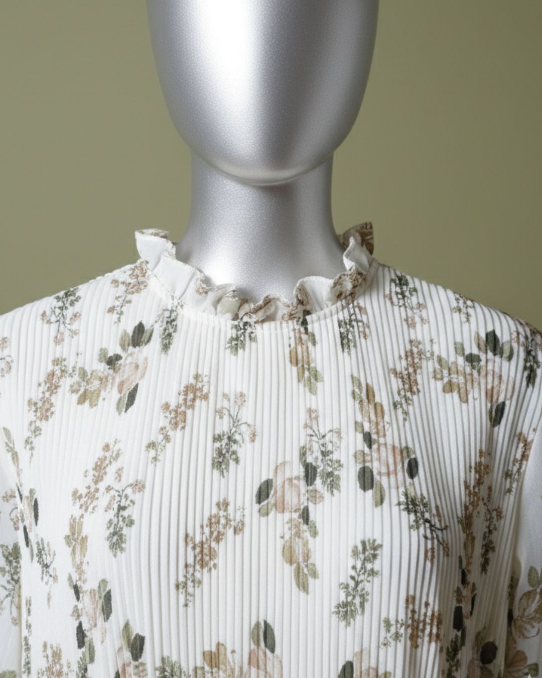 Loom Pakistan Floral Muse Maxi Dress Off White