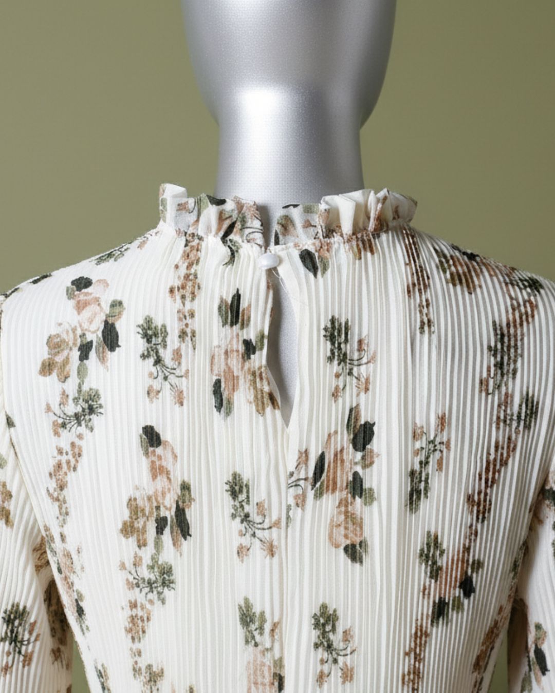 Loom Pakistan Floral Muse Maxi Dress Off White