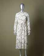 Loom Pakistan Floral Muse Maxi Dress Off White