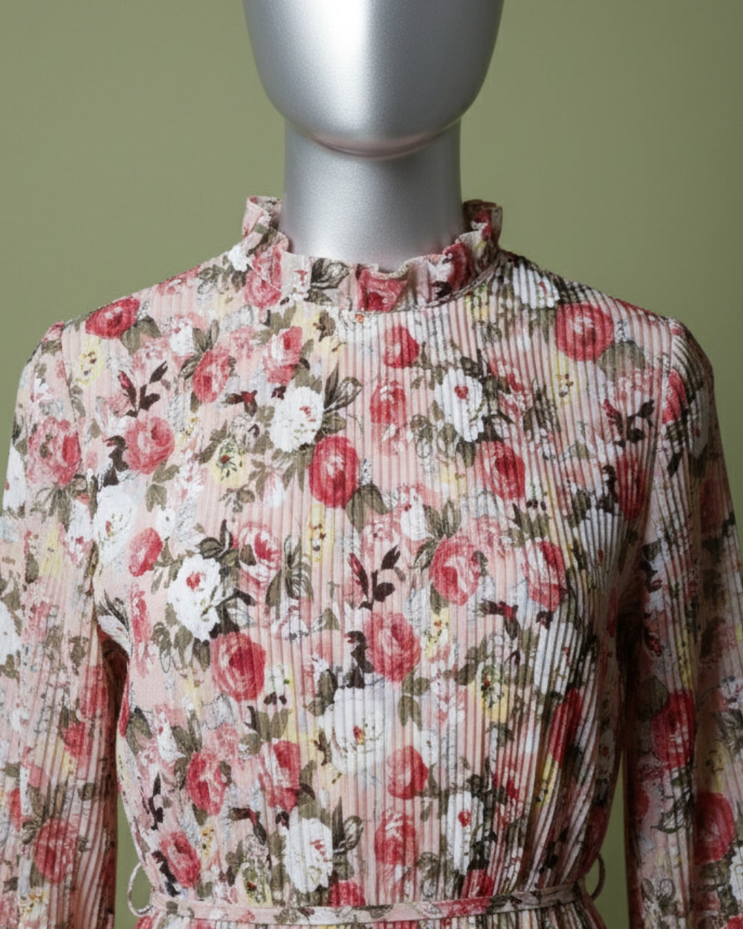 Loom Pakistan Floral Muse Maxi Dress Peach