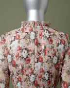 Loom Pakistan Floral Muse Maxi Dress Peach