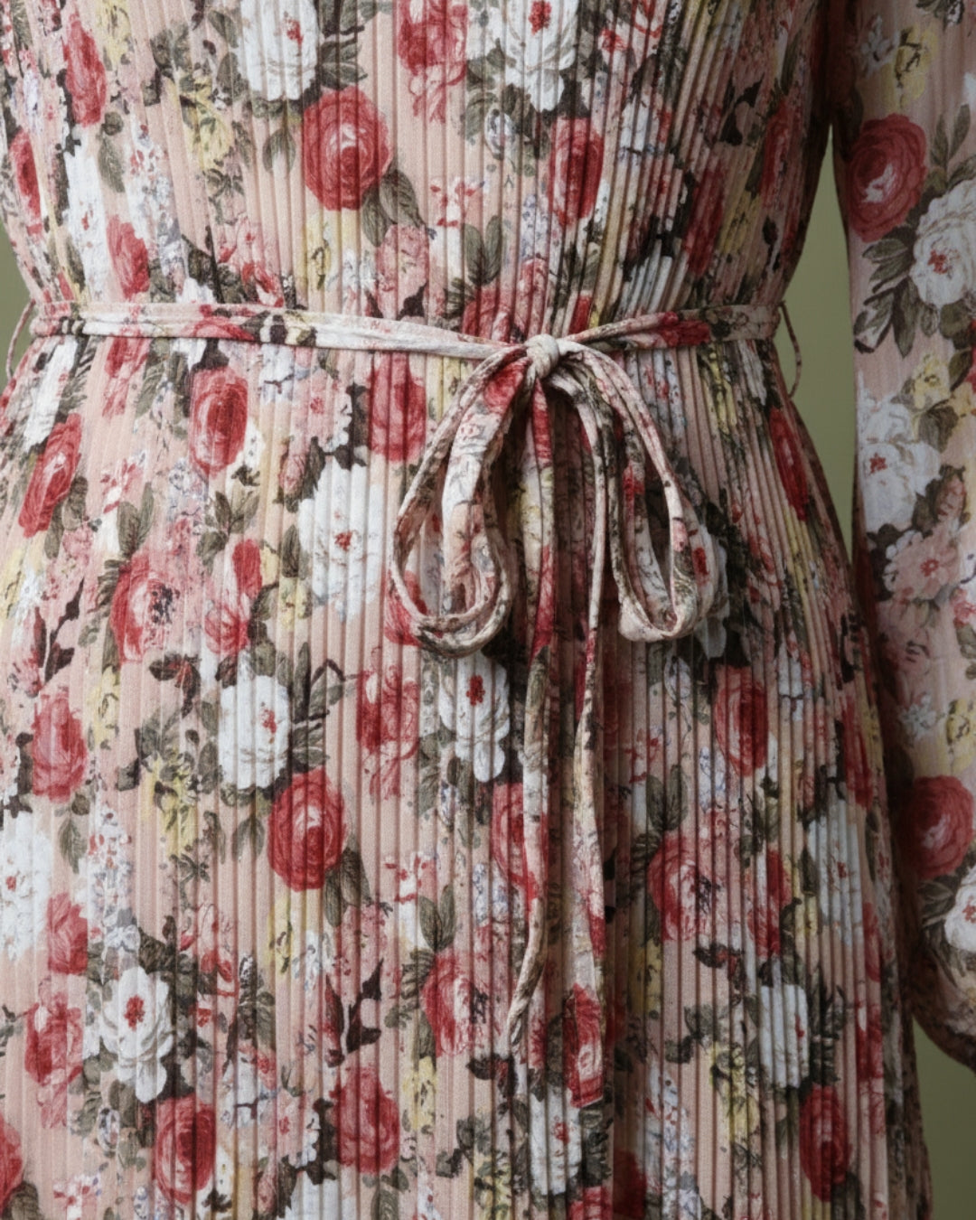 Loom Pakistan Floral Muse Maxi Dress Peach