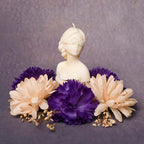 Candle Wick Store Flower Girl Vintage Style European Art Candle 137gm price in Pakistan