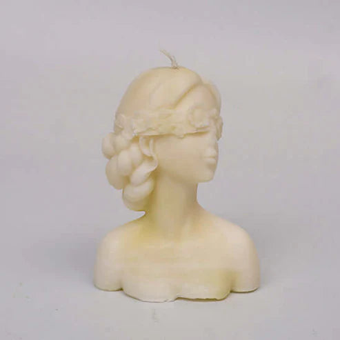 Candle Wick Store Flower Girl Vintage Style European Art Candle 137gm