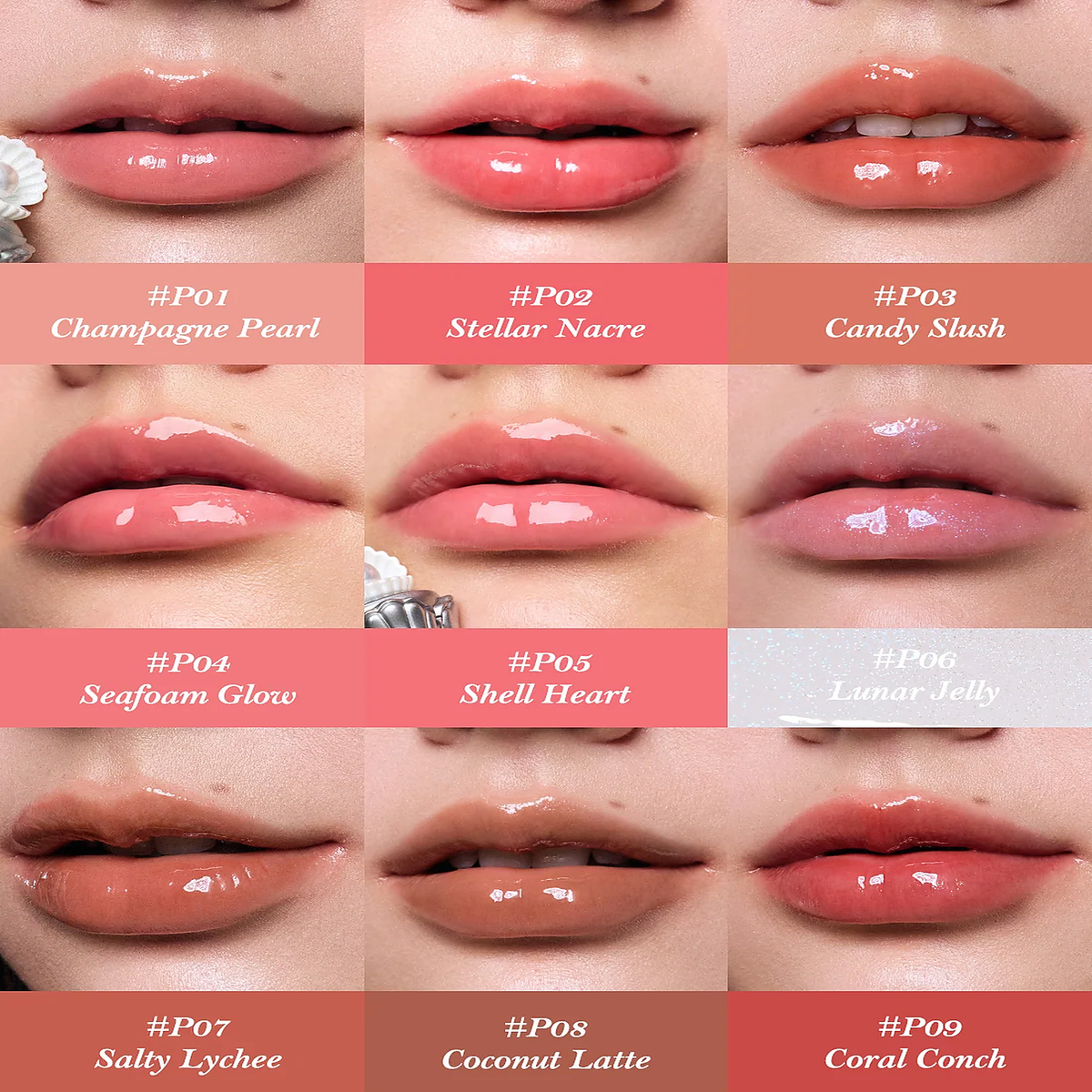 Flower Knows Shells Jewel Nourishing Lip Glaze 4.8ml