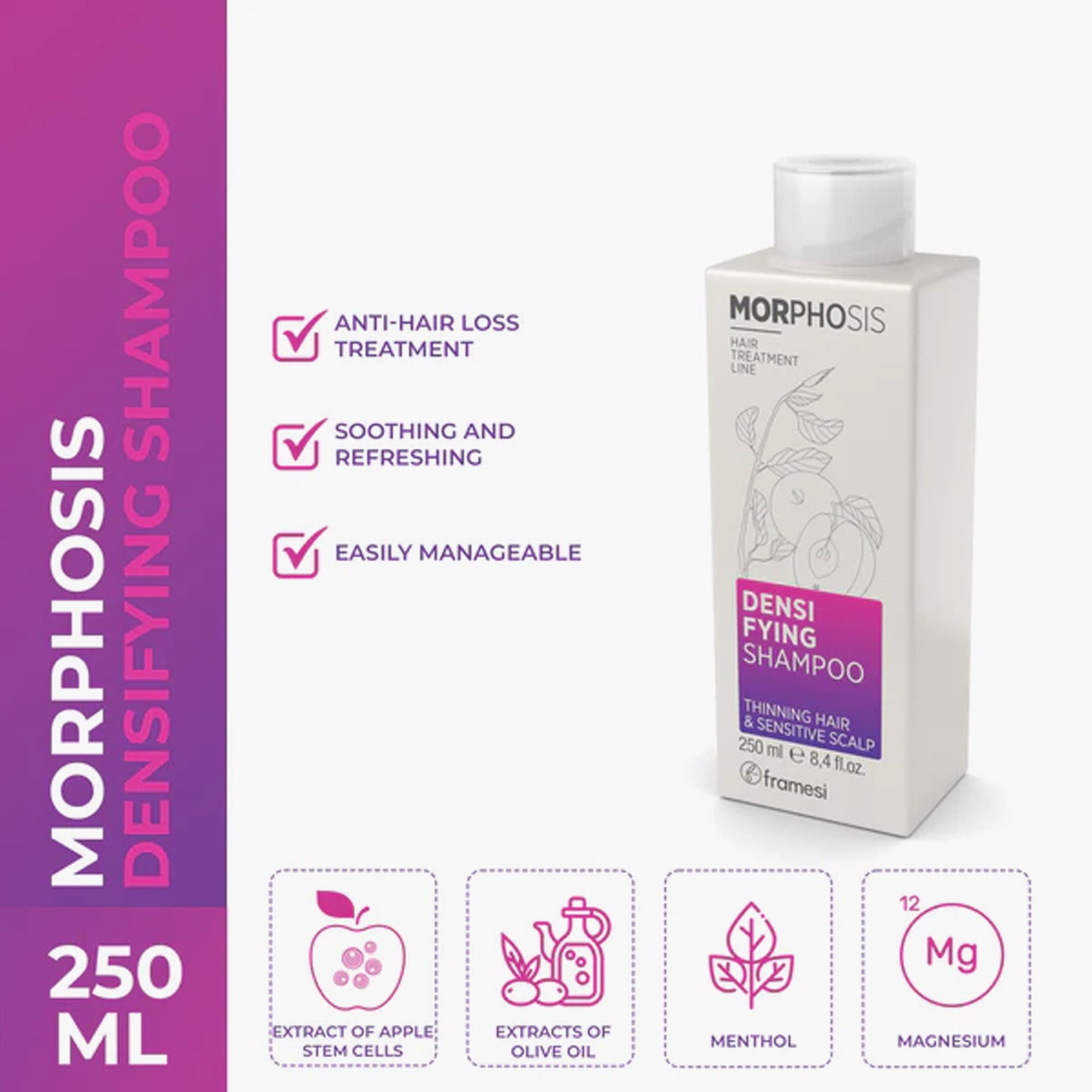 framesi morphosis densifying shampoo 1000ml