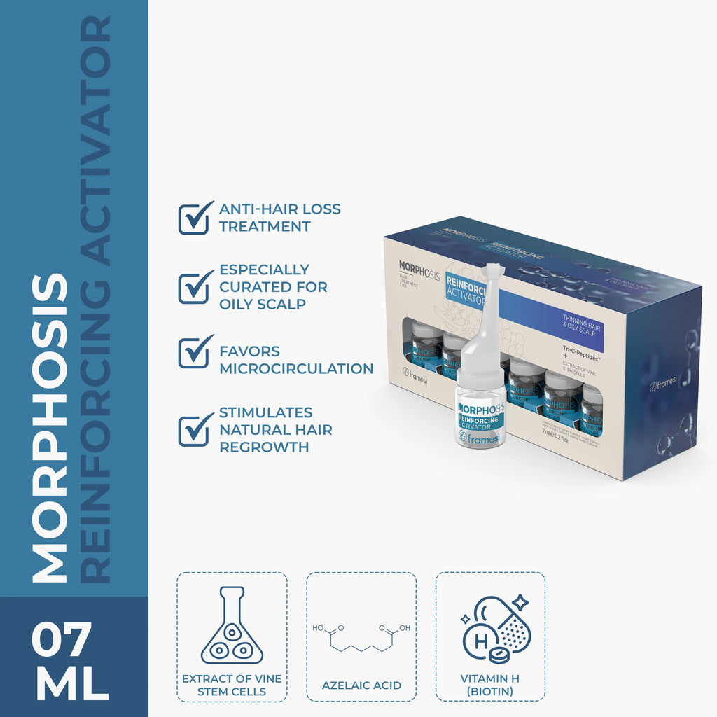 Framesi Morphosis Reinforcing Activator For Thinning Hair & Oily Scalp 7ml