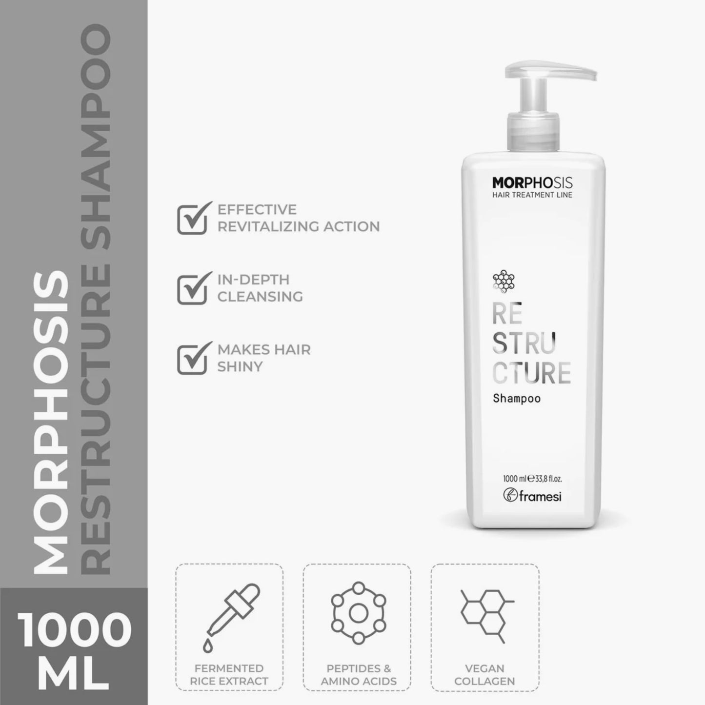 Framesi Morphosis Restructure Shampoo 1000ml
