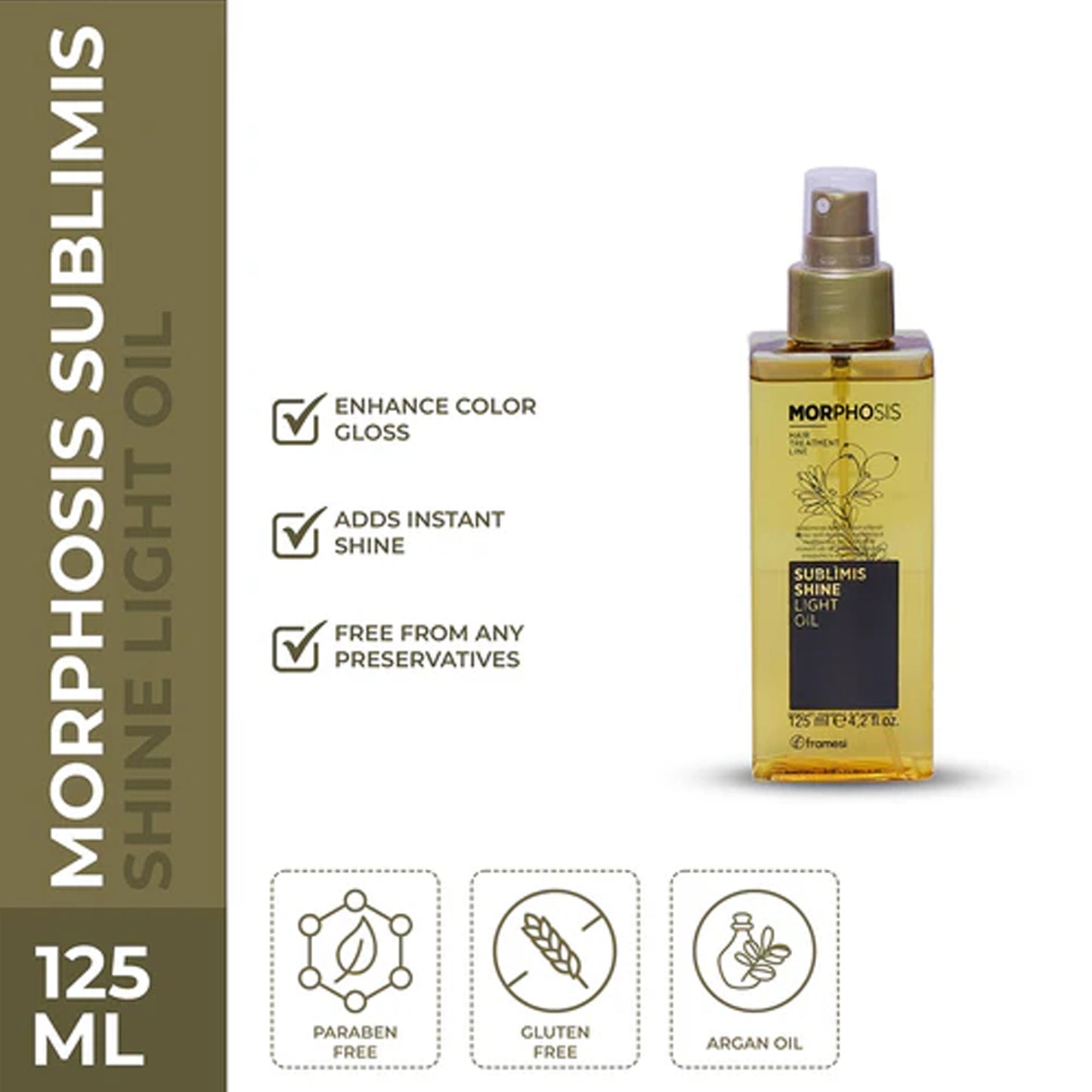 Framesi Morphosis Sublimis Shine Light Oil 125ml
