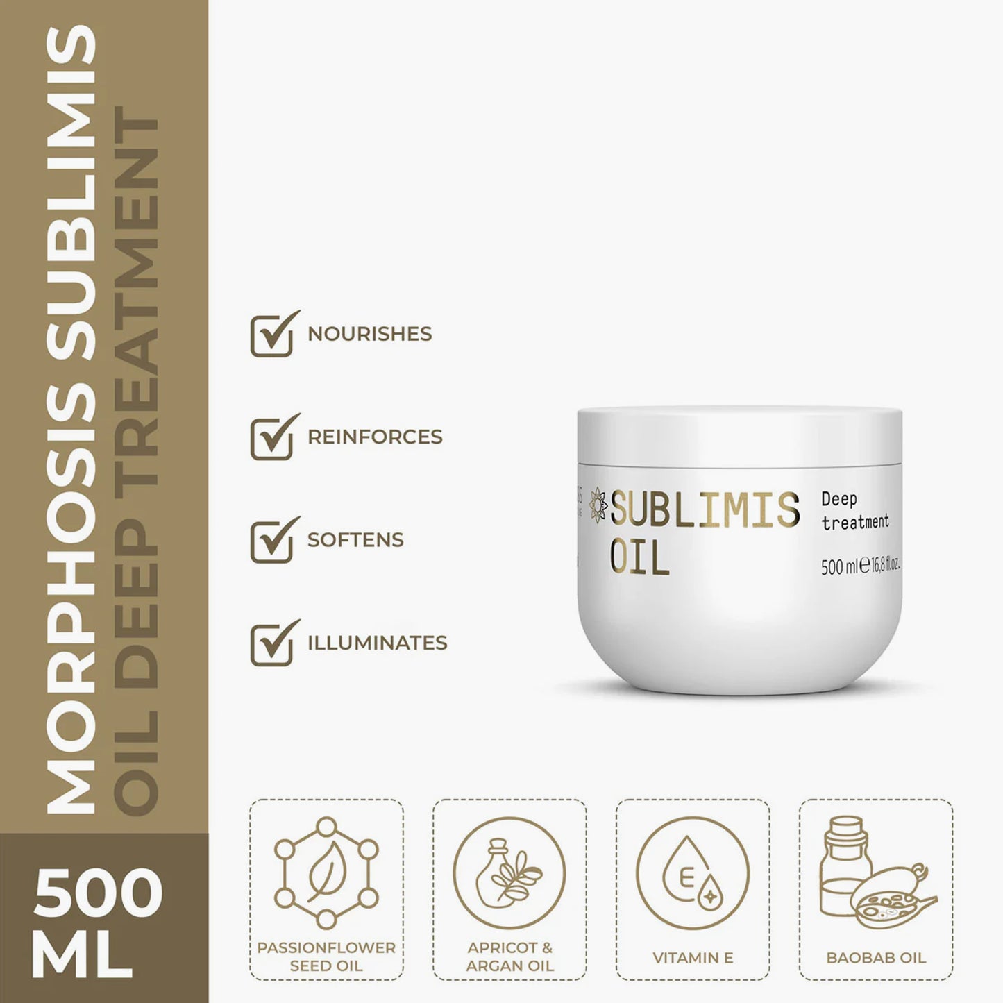 Framesi Morphosis Sublims Oil Deep Treatment Mask 500ml