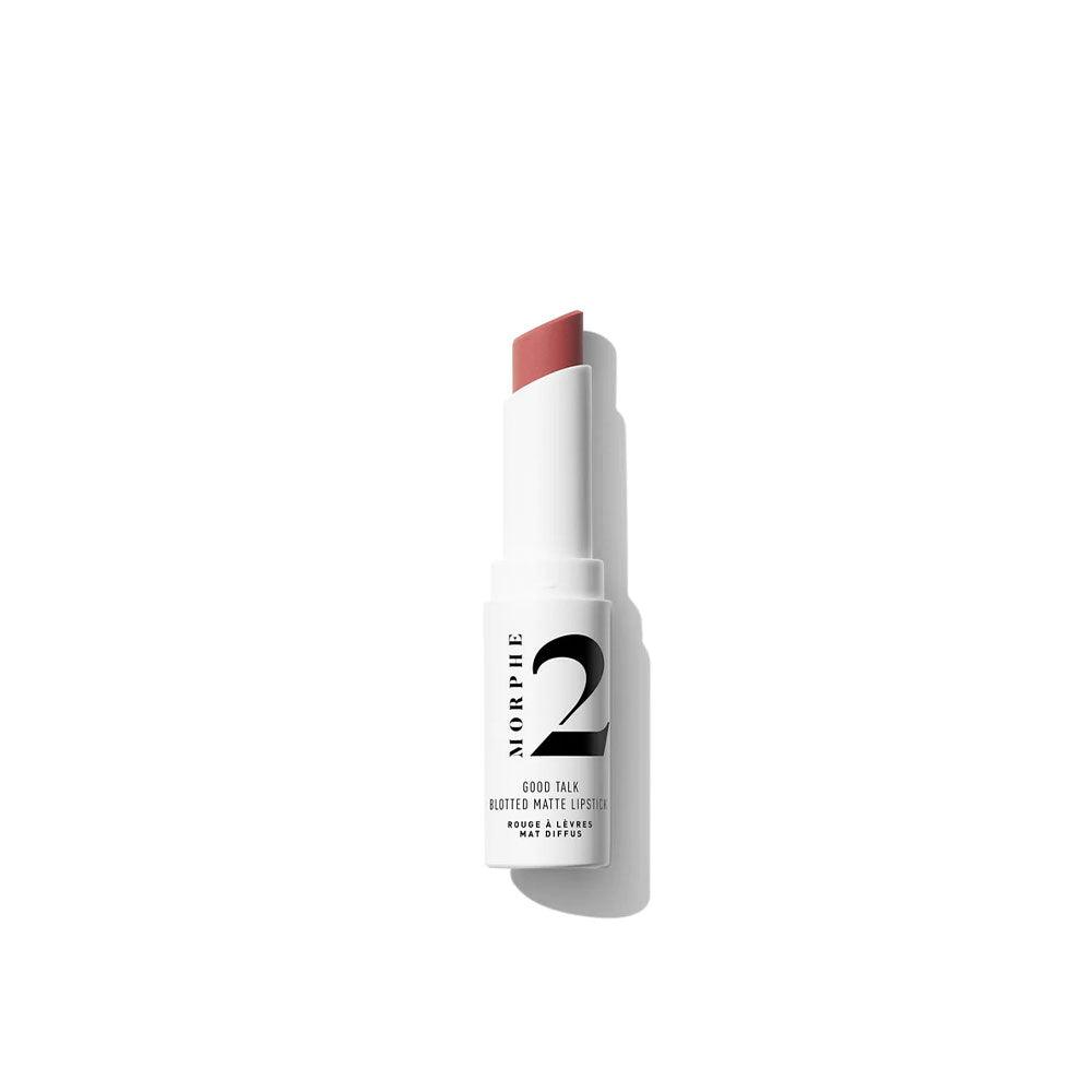 Morphe Full-size Good Talk Blotted Matte Lipstick in Pink Pucker 3gm