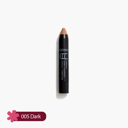 GOSH CCC Contour, Cover, Conceal Stick 005 Dark 3.3gm